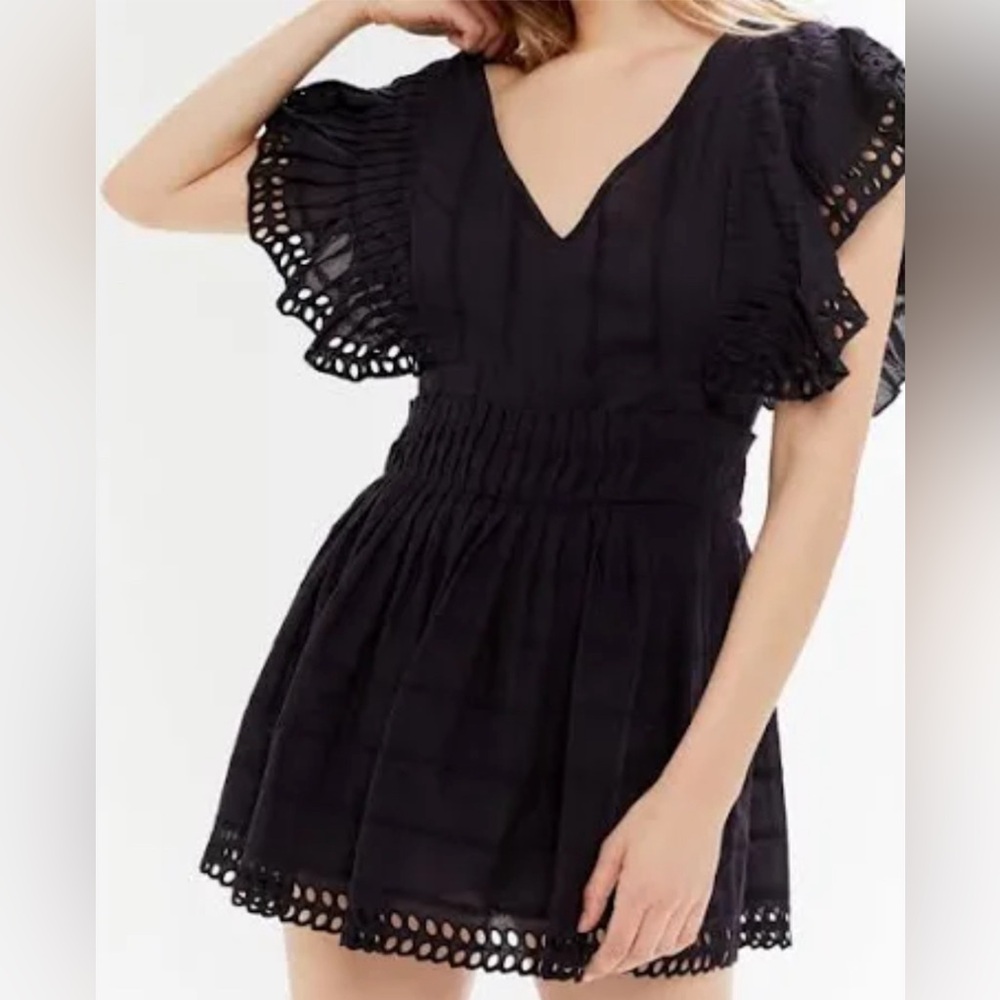 Urban Outfitters Eyelet Romper